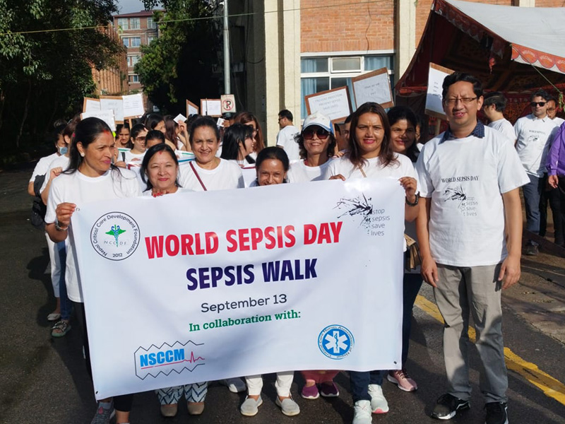 Sepsis Walk and NCCDF Inter-ICU Sepsis Quiz